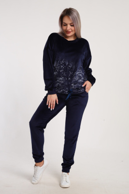 633 Костюм Зимушка темно-синий